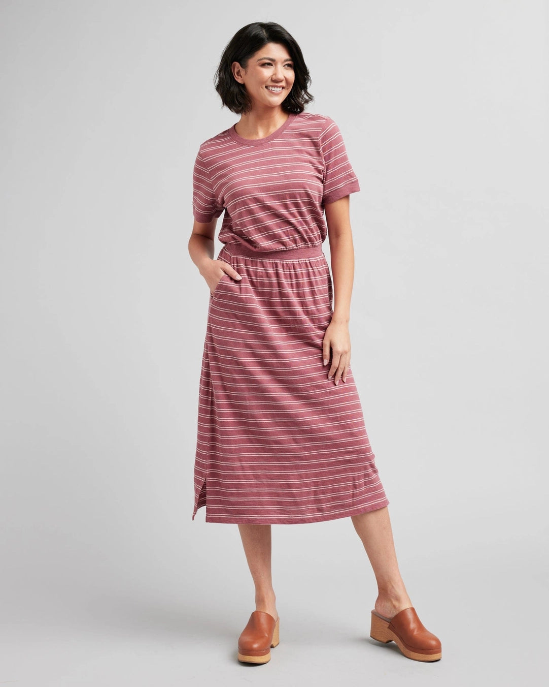 Celeste Stripe Midi Dress