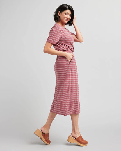 Celeste Stripe Midi Dress