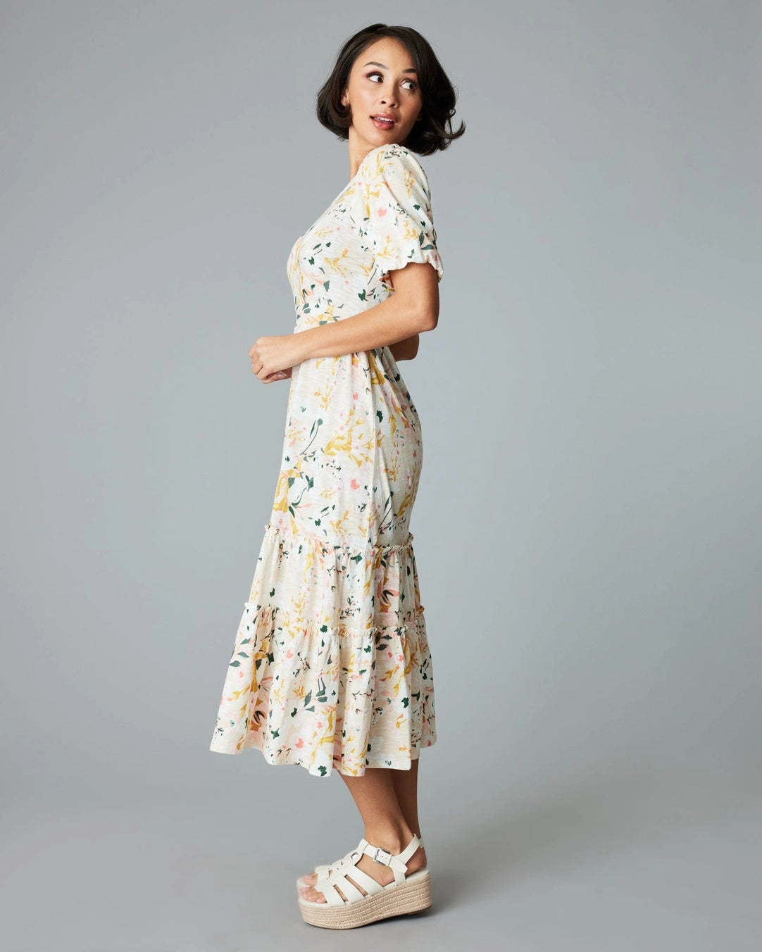 Hannah Cotton Floral Dress